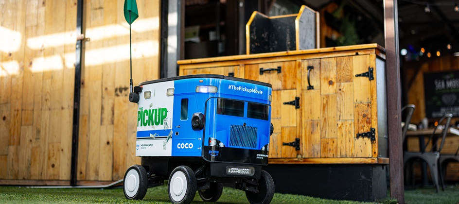 Coco Robotics turns delivery fleet into film promo for Prime Video